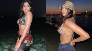 'Uff! Aag Lagadi': Janhvi Kapoor-Khushi Kapoor Flaunt Bikini Bodies in Dubai, Fans Drop Crazy Comments on Irresistibly Hot Pics