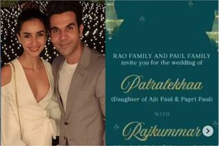 From Chandeliers to Lotuses: Here's What Rajkummar-Patralekhaa's Green And Gold Wedding Card Looks Like