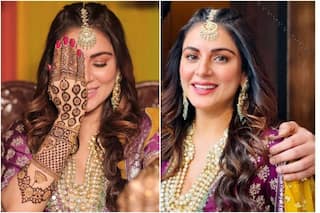 Bride-To-Be Shraddha Arya Looks Stunning At Her Mehendi Function, See Pictures Shared By Celebrity Friends