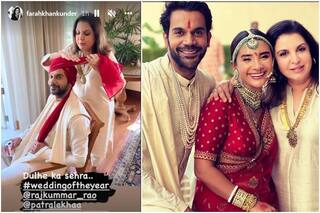 Rajkummar-Patralekhaa Wedding: Farah Khan Gets Emotional After Tying Sehrabandi to The Actor- See Pics