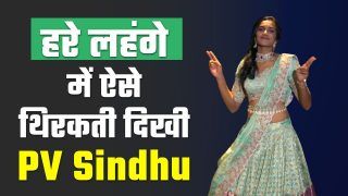 PV Sindhu को लहंगे में डांस करते देख कर फैंस ने पूछे सवाल, होने वाली है शादी! | Watch Viral Video