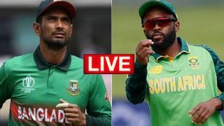 SA vs BAN Live Score: बांग्लादेश को 6 विकेट से हरा दक्षिण अफ्रीका ने लगातार तीसरा जीत दर्ज की