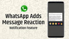 WhatsApp Update: WhatsApp  Rolls Out With Message Reaction Notification Feature For Android Users, Watch Video
