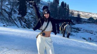Tiger Shroff's Sister Krishna Shroff Flaunts Hot Midriff Amid Snow in Kashmir, Fans Ask 'Thand Nahi Lagti Kya' - See Pics