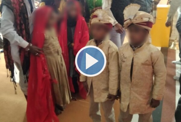 Despite Ban, Shocking Video Shows Children Getting Married in Rajasthan   s Bhilwara | Watch