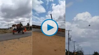 Viral Video: Man Flies Helicopter Made From Discarded Car Parts, Jugaad Stuns The Internet | Watch
