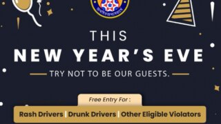 'Try Not to Be Our Guest': Assam Police Has a Cheeky Warning For Drunk & Rash Drivers on New Year's Eve