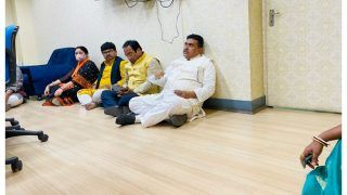 KMC Elections 2021: Suvendu Adhikari, BJP Delegation Hold a Sit-in Strike inside EC Office; Demands Repolling