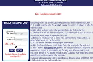 MP Police Constable Admit Card 2021 Out on peb.mp.gov.in | Know Steps to Download
