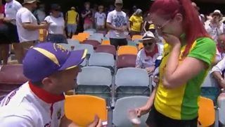 'She Said, YES'! Fan Proposes Girlfriend During 1st Test at Gabba, Video Goes Viral | WATCH