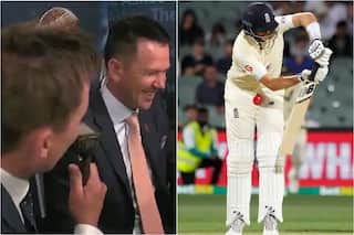 Ashes: Root Grimaces in Pain After Nasty Hit 'On The Box', Commentator Ponting Sees Funny Side of Incident | VIDEO
