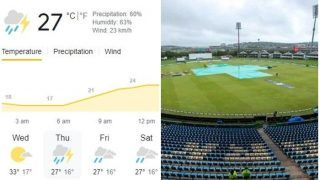 LIVE Centurion Weather Updates, IND vs SA 1st Test, Day 5: Rain Likely to Play Spoilsport