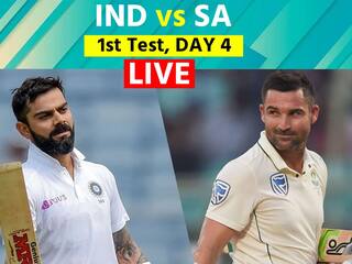 HIGHLIGHTS | 1st Test, Day 4: Bumrah's Late Strikes Put India in Dominating Position; South Africa Depend on Elgar & Rain