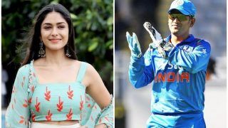 MS Dhoni Missing; 'Jersey' Film Actress Mrunal Thakur Names Virat Kohli, Sachin Tendulkar And Lasith Malinga as Her Favourite Cricketers