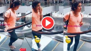 Ladki Ka Video: मोबाइल की वजह से मॉल में गलती कर गई लड़की, जब पता चला खुद की हंसी भी ना रुकी | देखिए