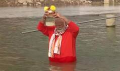 Video: PM Modi Takes Holy Dip in Ganga Ahead of Inaugurating Kashi Vishwanath Corridor