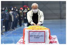 PM Narendra Modi Pays His Last Tributes To General Bipin Rawat, and Others at Palam Airport