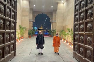 PM Modi, Yogi Take Stock of Work at Banaras Railway Station in Midnight Visit