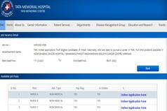 TMC Recruitment 2021: Tata Memorial Centre Invites Applications For 175 Nurse Posts on tmc.gov.in | Apply Latest by Jan 8