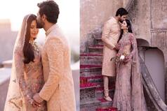 Katrina-Vicky Pre Wedding: प्री वेडिंग में कैटरीना ने पहनी थी सब्‍यसाची की साड़ी, 40 लोगों ने 1800 घंटे में क‍िया तैयार