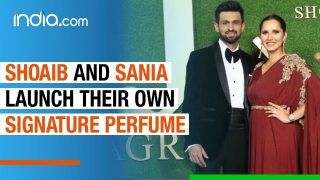 Shoaib Malik And Sania Mirza Launch Their Own Signature Perfume In Pakistan | Watch Video