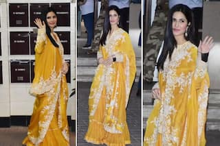 Vicky Kaushal's Bride-To-Be Katrina Kaif Exudes Radiance And Elegance in Yellow Sharara as She Heads to Jaipur