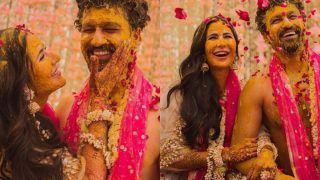 Vicky Kaushal and Katrina Kaif Look Their Happiest During Haldi Ceremony | Pictures Out