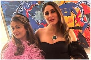 Kareena Flaunts Bold Look in Plunging Bustier Top as She Parties With Amrita Arora - See Pics
