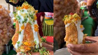 Bahubali Golgappa: इस बाहुबली गोलगप्पे को देख आप रह जाएंगे हैरान, खाने वाले के छूट जाते है पसीने  | Viral Video
