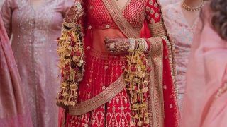 Katrina Kaif Latest Wedding Pictures: लाल रंग के जोड़े में बेहद खूबसूरत दिख रही हैं कैटरीना कैफ, वीडियो में देखिए लेटेस्ट वेडिंग पिक्चर्स | Watch
