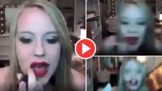 Ladki Ka Video: बड़े आराम से मेकअप कर रही थी लड़की, तभी आ गया भूकंप और हुआ ऐसा हाल- देखें वीडियो