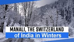 Planning An Awesome Vacation For Winters? Head to Manali To Witness Snow Covered Peaks | Watch Video