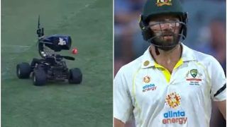 AUS vs ENG, 2nd Test: Michael Neser ने जड़ा दमदार चौका, बाउंड्री पार कैमरे से टकराई गेंद