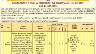 ONGC Recruitment 2022: Apply For HR Executive, Public Relations Officer Posts at ongcindia.com by Jan 4