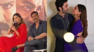 RRR Trailer Launch: Alia Bhatt Can't Stop Blushing When Asked If 'R' Is Lucky For Her | Watch