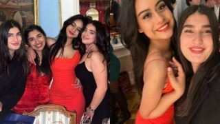 Kajol – Ajay Devgn’s Daughter Nysa Looks Christmas Ready, Flaunts Hourglass Figure in Hot Red Dress- See Pics