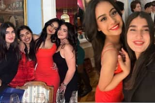 Kajol -Ajay Devgn's Daughter Nysa Looks Christmas Ready, Flaunts Hourglass Figure in Hot Red Dress- See Pics