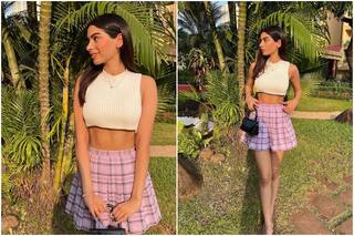 Khushi Kapoor Flaunts Her Hot Abs in a Micro Mini, Gives Tough Competition to Sister Janhvi Kapoor With Her Pics