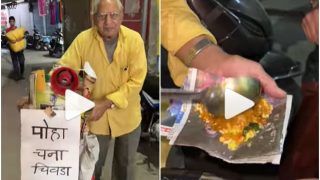 Viral Video: 70-Year-Old Nagpur Man Sells Poha to Make Ends Meet, Internet Salutes His Spirit | Watch