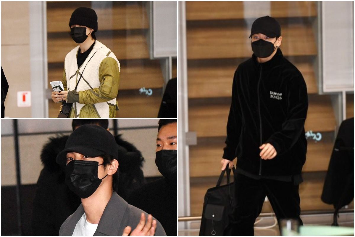 BTS Jungkook Jimin and Jin Return Home After LA Concert But Where