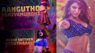 Samantha Ruth Prabhu's Sizzling Item Song From Pushpa Is Surely a Chartbuster | Watch