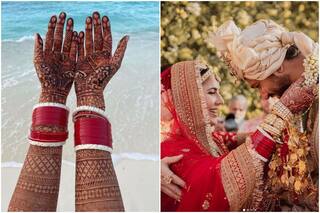 VicKat Fans in Awe After Spotting Vicky Kaushal's Name in Katrina Kaif's Bridal Mehendi- Can You See?
