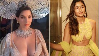 From Nora Fatehi’s Extravagant Headgear to Alia Bhatt’s Yellow Infinity Blouse, A Look at Best-Dressed Celebs of 2021