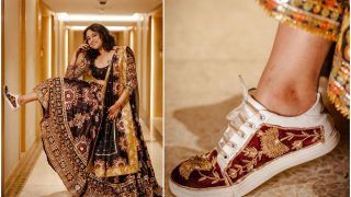 Swara Bhasker Just Wore Embellished Sneakers With Her Lehenga