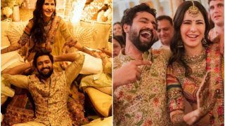 Katrina Kaif - Vicky Kaushal Dance Their Heart Out in Colourful Sabyasachi Outfits at Mehendi Ceremony - Deets Inside