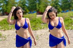 Urfi Javed Looks Smoking Hot In Sexy Blue Bikini, Fans Say,    Uff Kya Figure Hai