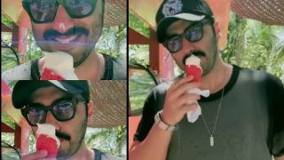 Arjun Kapoor Eats Ice-Cream Like a Kid, Gets Goofy With Malaika Arora - Watch This Viral Video From Maldives