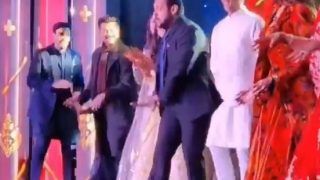 कांग्रेस नेता के बेटे की शादी में नाच-नाचकर तर बतर हुए Salman Khan, Shilpa Shetty Anil Kapoor देखें Video