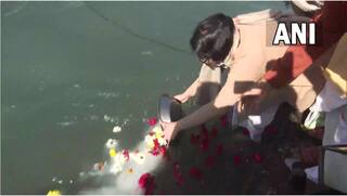 Bidding Final Adieu: General Bipin Rawat's Daughters Immerse Ashes of Parents In Haridwar. See Photos
