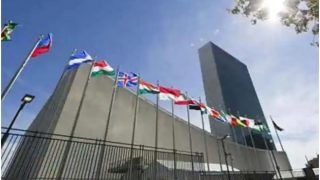 UN headquarters के बाहर दिखा हथियारबंद शख्स, घंटों बंद रहे दरवाजे